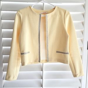 Vintage 60's style yellow jacket, EUC lightweight, professional and flattering